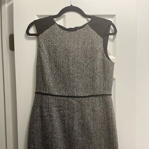 Banana Republic Tweed Black and White Dress.